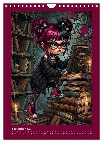 Produktbild: Fabulous Dolls - Gothic-G&ouml;res Abenteuer (Wandkalender 2027 DIN A4 hoch), CALVENDO Monatskalender
