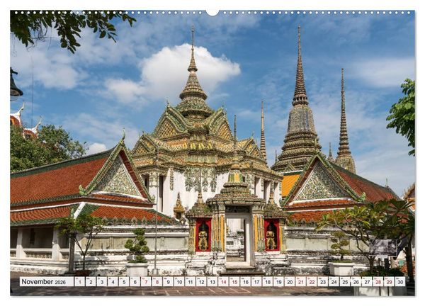 Produktbild: Asiens Tempel (Wandkalender 2026 DIN A2 quer), CALVENDO Monatskalender