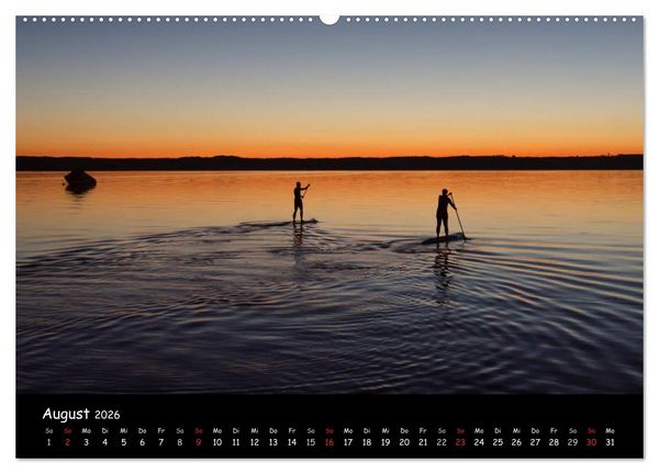Produktbild: Starnberger See - Silent Moments (Wandkalender 2026 DIN A2 quer), CALVENDO Monatskalender