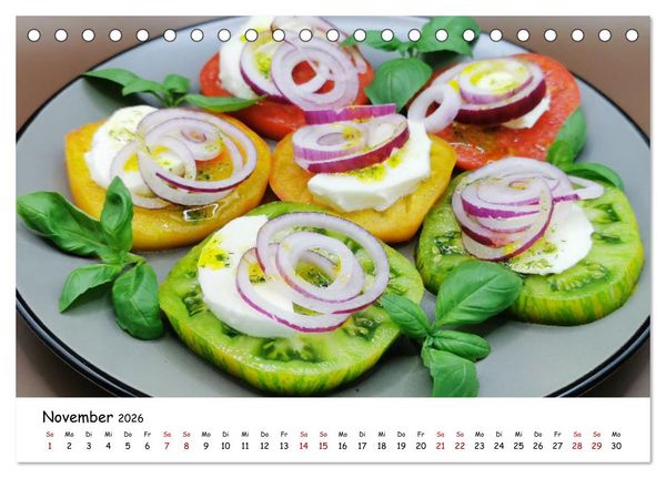 Produktbild: Tomaten Satt (Tischkalender 2026 DIN A5 quer), CALVENDO Monatskalender
