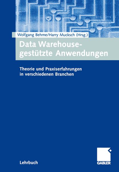 Produktbild: Data Warehouse-gest&uuml;tzte Anwendungen