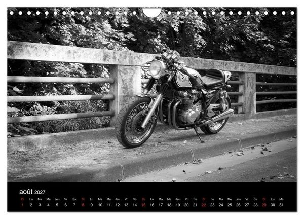 Produktbild: Une moto de caract&egrave;re (Calendrier mural 2027 DIN A4 vertical), CALVENDO calendrier mensuel