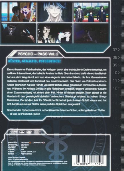 Psycho-Pass als DVD kaufen