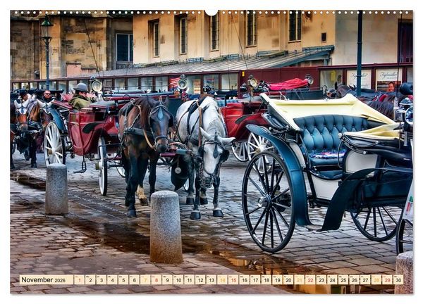 Produktbild: Pferdekutschen - Vorg&auml;nger des Automobils (Wandkalender 2026 DIN A2 quer), CALVENDO Monatskalender