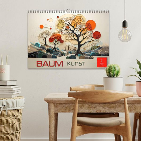 Produktbild: Baum Kunst (Wandkalender 2026 DIN A3 quer), CALVENDO Monatskalender