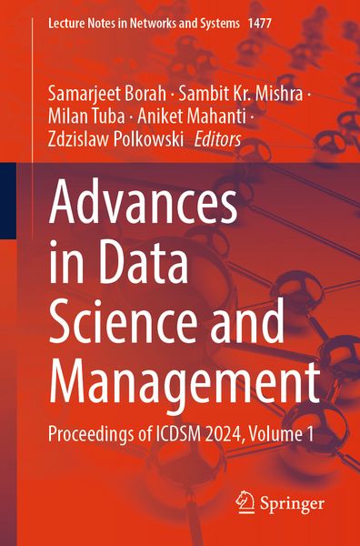Produktbild: Advances in Data Science and Management