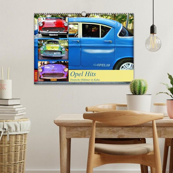 Produktbild: Opel Hits - Deutsche Oldtimer in Kuba (Wandkalender 2026 DIN A3 quer), CALVENDO Monatskalender
