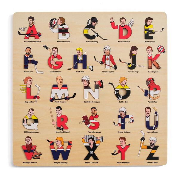 Produktbild: Hockey Legends Wooden Alphabet Puzzle