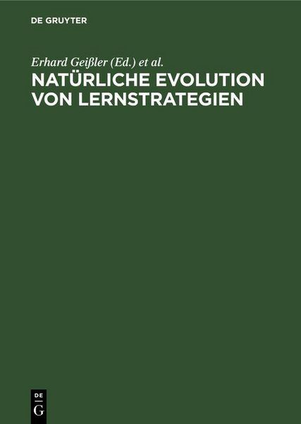 Produktbild: Nat&uuml;rliche Evolution von Lernstrategien