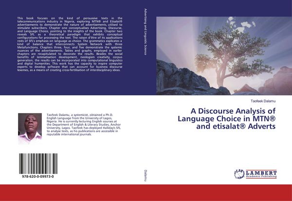 Produktbild: A Discourse Analysis of Language Choice in MTN&reg; and etisalat&reg; Adverts