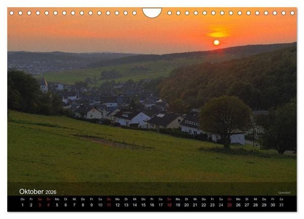 Produktbild: Kreis Siegen-Wittgenstein (Wandkalender 2026 DIN A4 quer), CALVENDO Monatskalender