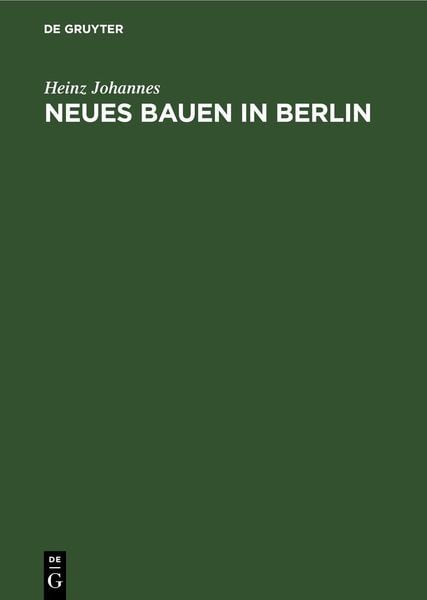 Produktbild: Neues Bauen in Berlin