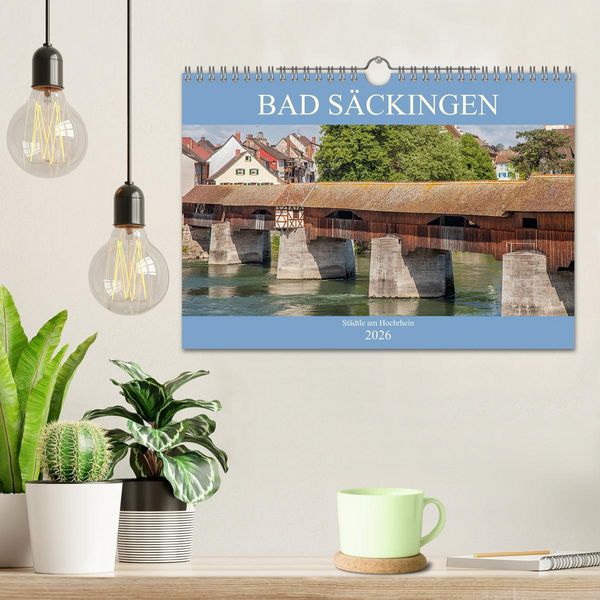 Produktbild: Bad S&auml;ckingen - St&auml;dtle am Hochrhein (Wandkalender 2026 DIN A4 quer), CALVENDO Monatskalender