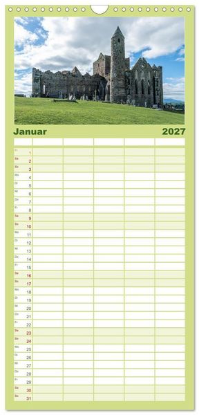 Produktbild: Familienplaner 2027 - Mystisches Irland mit 5 Spalten (Wandkalender, 21 x 45 cm) CALVENDO