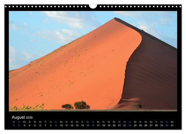 Produktbild: Namibia 2026 Farben der W&uuml;ste (Wandkalender 2026 DIN A3 quer), CALVENDO Monatskalender