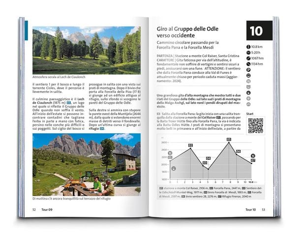 Produktbild: KOMPASS guida escursionistica Val Gardena, Val di Funes, Alpe di Siusi, 55 itinerari