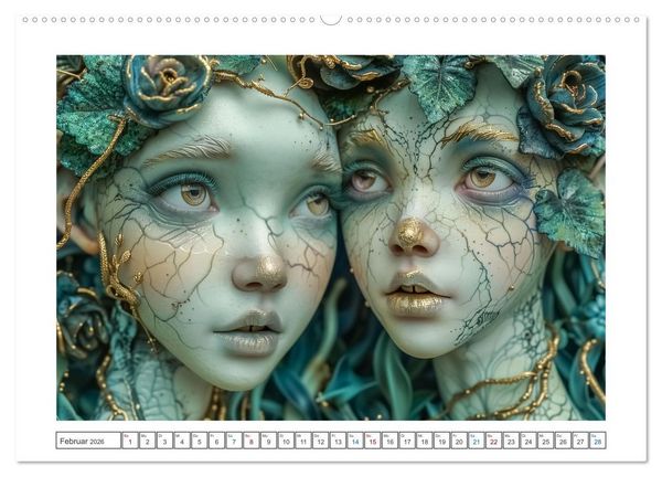 Produktbild: Magische Gesichter (Wandkalender 2026 DIN A2 quer), CALVENDO Monatskalender