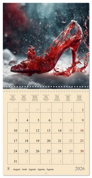 Produktbild: Enchanted by high heels - For shoe lovers (Wall Calendar 2026 12 &times; 12 Inch) CALVENDO 12 Month Wall Calendar