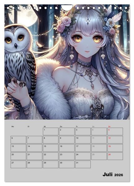 Produktbild: Sehnsucht nach Fantasie (Wandkalender 2026 DIN A4 hoch), CALVENDO Monatskalender