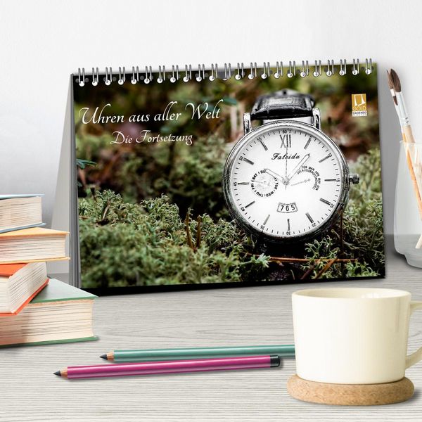 Produktbild: Uhren aus aller Welt - Die Fortsetzung (Tischkalender 2026 DIN A5 quer), CALVENDO Monatskalender