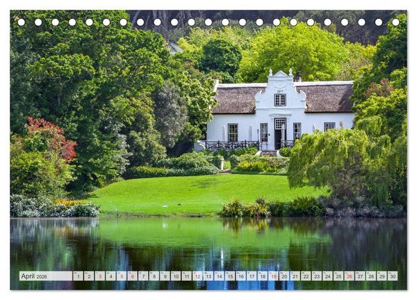Produktbild: Weing&uuml;ter S&uuml;dafrikas, Weinarchitektur zwischen Tradition und Moderne (Tischkalender 2026 DIN A5 quer), CALVENDO Monatskalender
