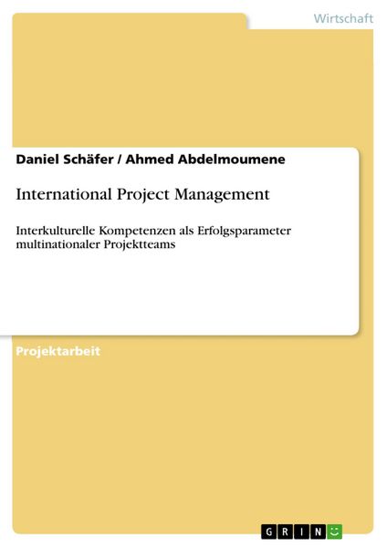Produktbild: International Project Management