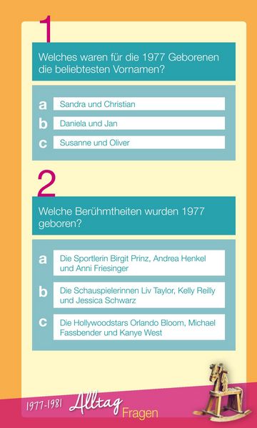 Produktbild: Wir vom Jahrgang 1977 &ndash; Das Quiz