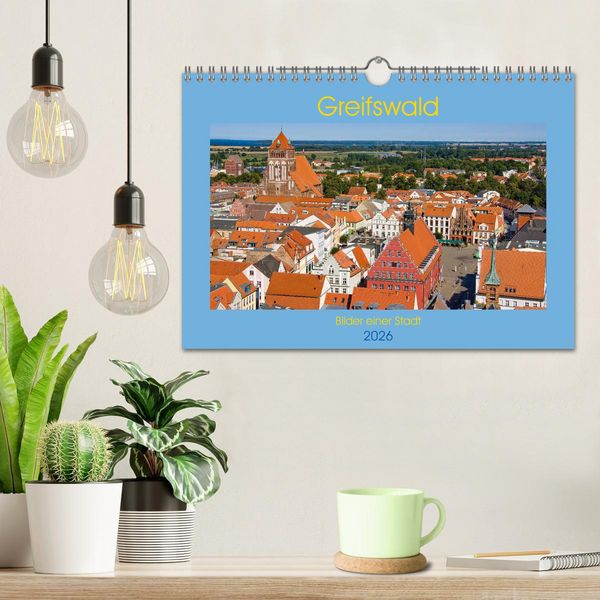 Produktbild: Greifswald, Bilder einer Stadt (Wandkalender 2026 DIN A4 quer), CALVENDO Monatskalender