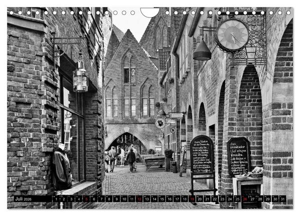 Produktbild: Historisches Bremen (Wandkalender 2026 DIN A4 quer), CALVENDO Monatskalender