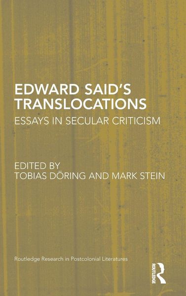 Produktbild: Edward Said's Translocations