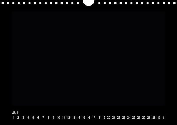 Produktbild: K. A., K: Geburtstags - Bastelkalender - Schwarz (Wandkalen