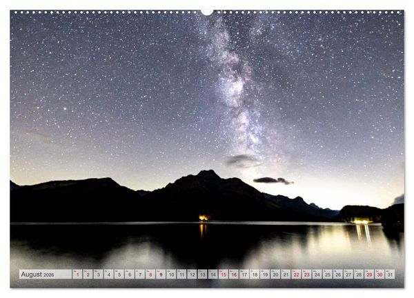 Produktbild: Silsersee Engadin (Wandkalender 2026 DIN A2 quer), CALVENDO Monatskalender