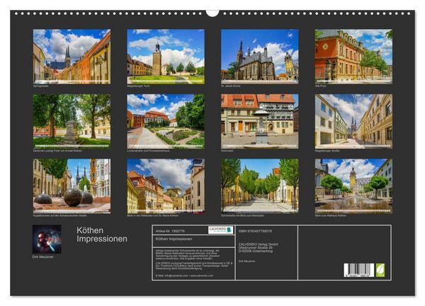 Produktbild: K&ouml;then Impressionen (Wandkalender 2026 DIN A2 quer), CALVENDO Monatskalender