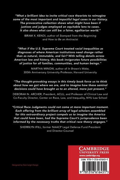 Produktbild: Critical Race Judgments