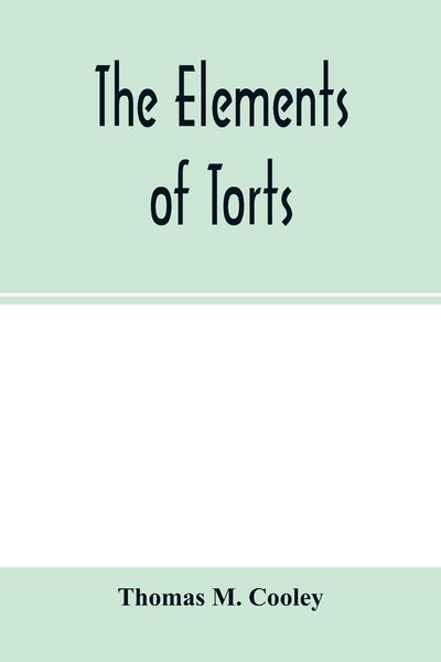 Produktbild: The elements of torts