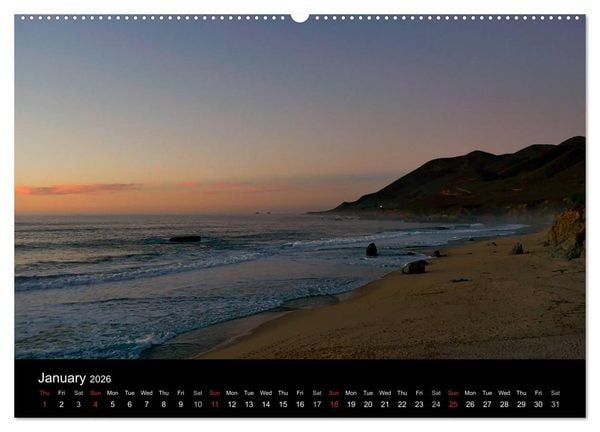 Produktbild: California Coasline (High Quality Premium Wall Calendar 2026 DIN A2 landscape),CALVENDO 12 Month Wall Calendar