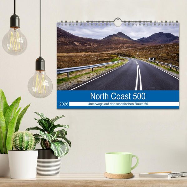 Produktbild: North Coast 500 - Schottlands Traumstra&szlig;e (Wandkalender 2026 DIN A4 quer), CALVENDO Monatskalender