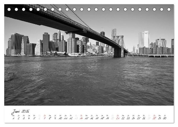 Produktbild: New York &ndash; The Big Apple (Tischkalender 2026 DIN A5 quer), CALVENDO Monatskalender