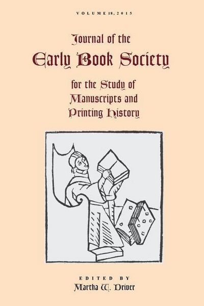 Produktbild: Journal of the Early Book Society Vol 18