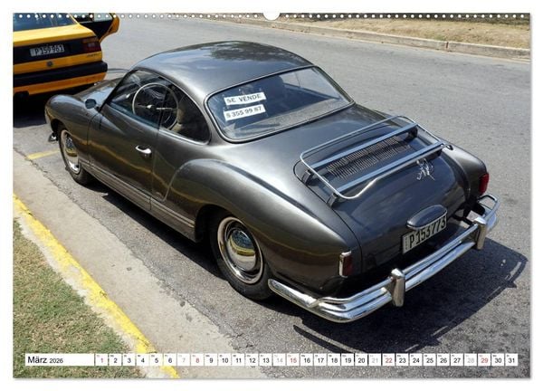 Produktbild: KARMANN GHIA - Auto-Legenden (hochwertiger Premium Wandkalender 2026 DIN A2 quer), Kunstdruck in Hochglanz
