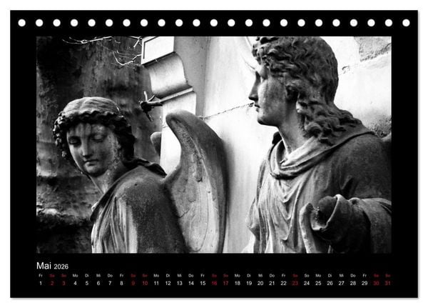 Produktbild: Die Engel von Melaten (Tischkalender 2026 DIN A5 quer), CALVENDO Monatskalender