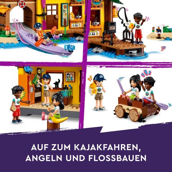 Produktbild: LEGO Friends Abenteuercamp mit Kayak, Camping-Spielzeug 42626