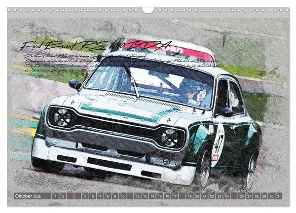 Produktbild: Rennsport am Limit (Wandkalender 2026 DIN A3 quer), CALVENDO Monatskalender