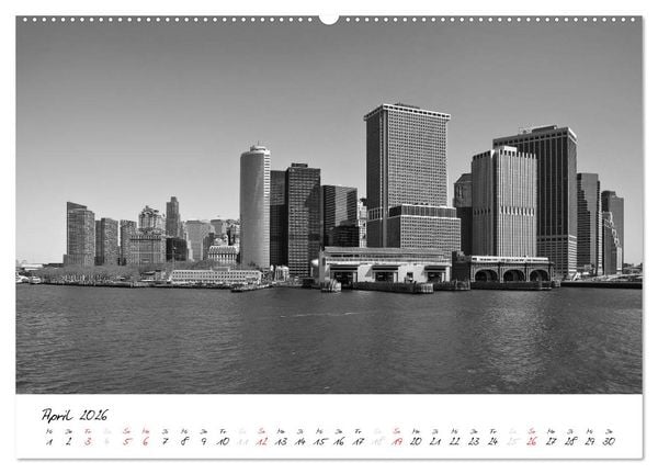 Produktbild: New York &ndash; The Big Apple (Wandkalender 2026 DIN A2 quer), CALVENDO Monatskalender
