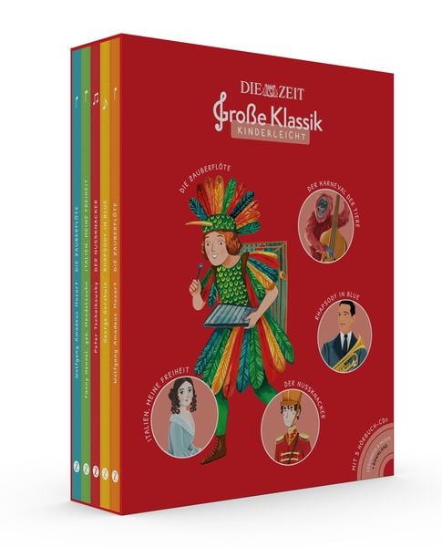 Produktbild: Gro&szlig;e Klassik kinderleicht. DIE ZEIT-Edition. (5er-Buchschuber)