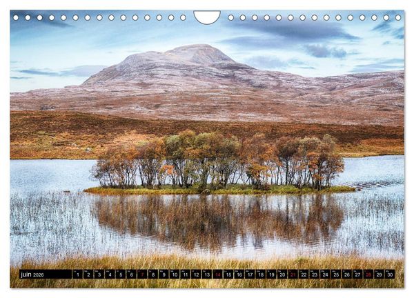 Produktbild: HIGHLAND, Lumi&egrave;res d'Ecosse (Calendrier mural 2026 DIN A4 vertical), CALVENDO calendrier mensuel