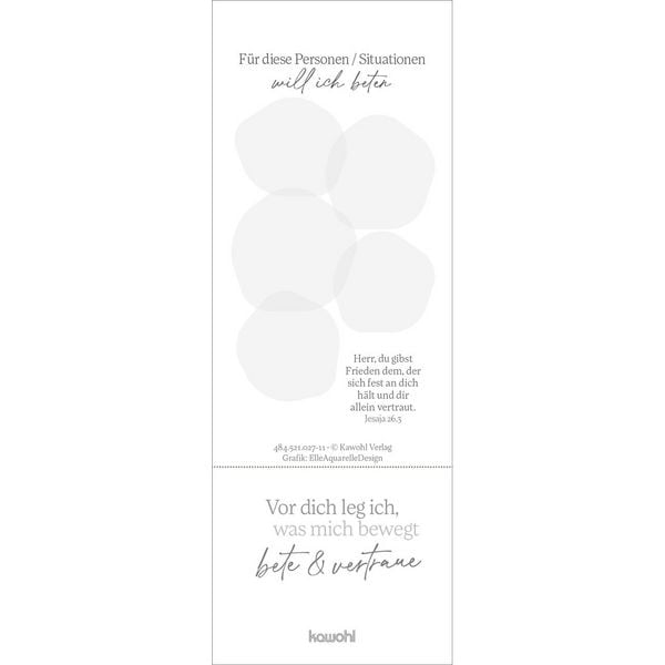 Produktbild: Vor dir leg ich, was mich bewegt 2027