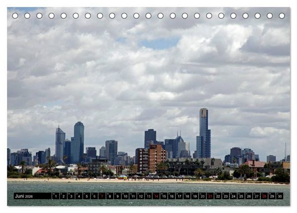 Produktbild: Melbourne (Tischkalender 2026 DIN A5 quer), CALVENDO Monatskalender