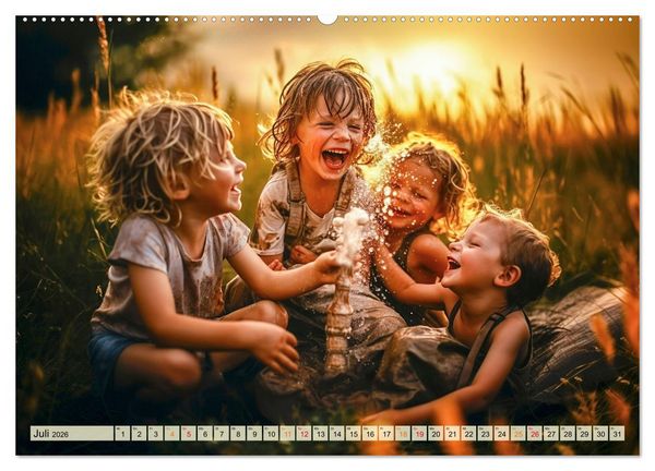 Produktbild: Kinder verzaubern uns (hochwertiger Premium Wandkalender 2026 DIN A2 quer), Kunstdruck in Hochglanz