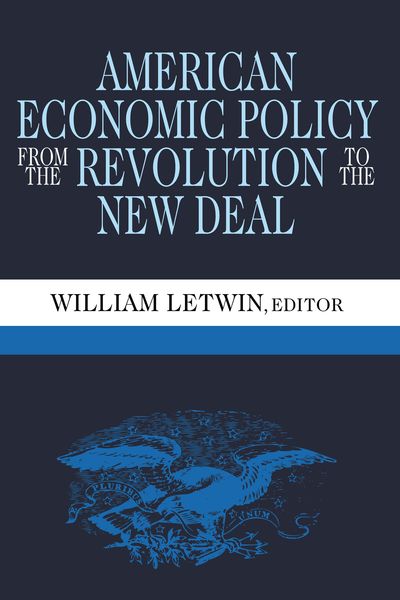 Produktbild: American Economic Policy from the Revolution to the New Deal